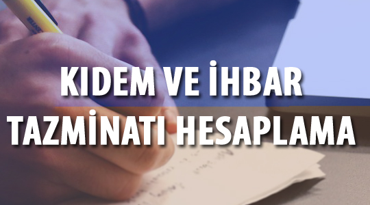 TAZMİNAT HESAPLAMA